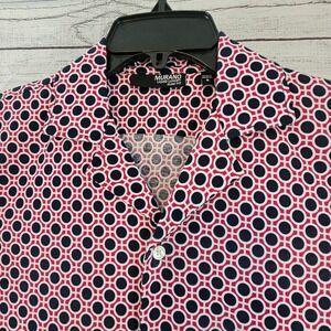 Murano Men's S Small Liquid Luxury Slim Fit Short Slv Button Down Shirt NWT L547